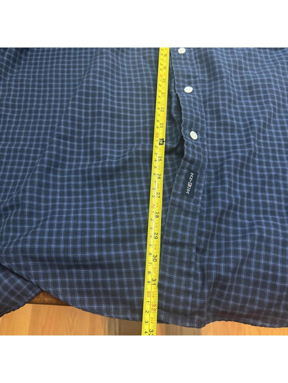 Gant Plaid Button Down Shirt Bundle XL Blue & Brown Casual Long Sleeve - Picture 8 of 8